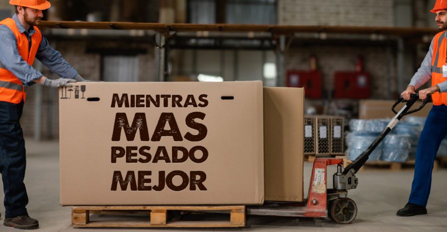 Vuelve mientras más pesado mejor, mayores beneficios para paquetes más pesados