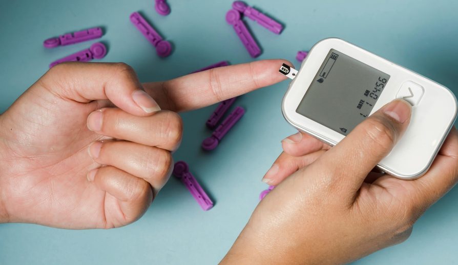 Medidores de glucosa.